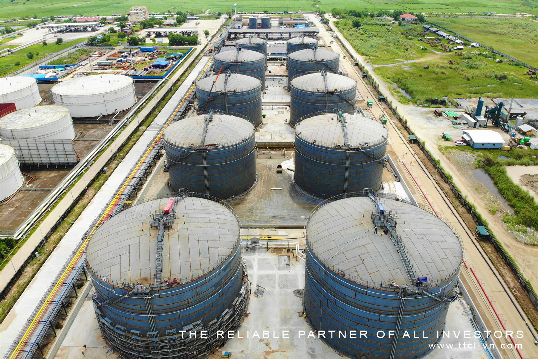 HIGHLIGHTS OF THE DENKO THILAWA  OIL STORAGE TANK TERMINAL PROJECT