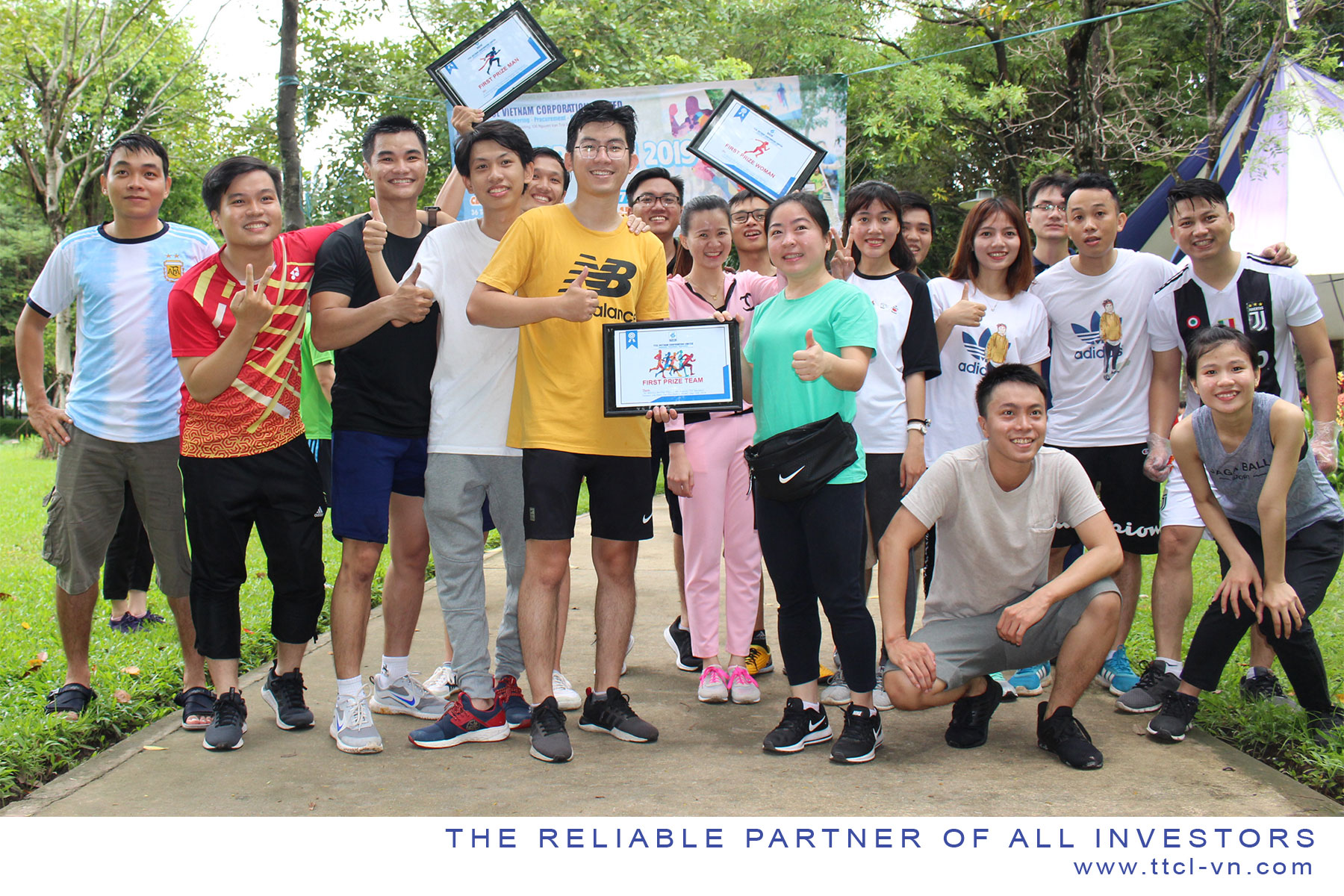 TVC Company organized mid – Autumn festival for children and a marathon race for their employess