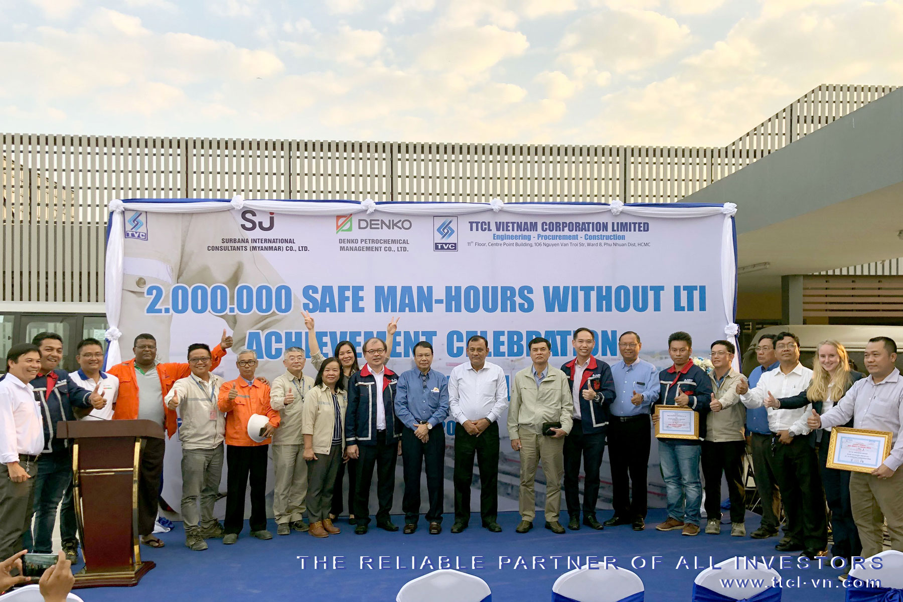 2.000.000 SAFE MAN-HOURS WITHOUT LTI ACHIEVEMENT CELEBRATION – READY FOR OIL IN